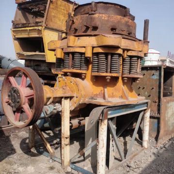 出售八成新二手上海建设路桥S75圆锥破碎