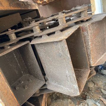 出售二手NE50板链斗式提升机 散装物料