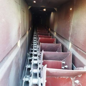 出售二手九成新NE100板链斗式提升机 