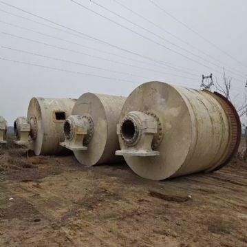 出售二手3.3x3m高铝衬板球磨机