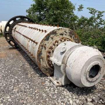 二手1.5x5.7米双仓干粉球磨机 矿石