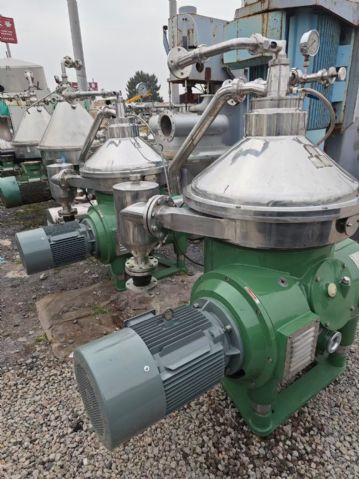 转让二手碟片分离机 两台500型三相分离