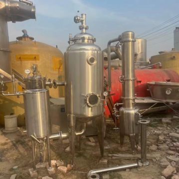 转让二手浓缩蒸发器 一套容积500L单效