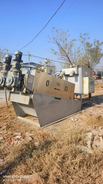 转让二手污泥脱水机 一套402型叠螺污泥