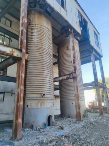 转让二手生物发酵罐 两台容积75立方全不