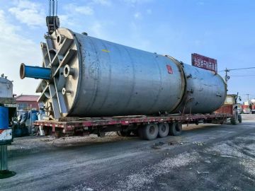 转让二手不锈钢搅拌罐 两台容积35立方内