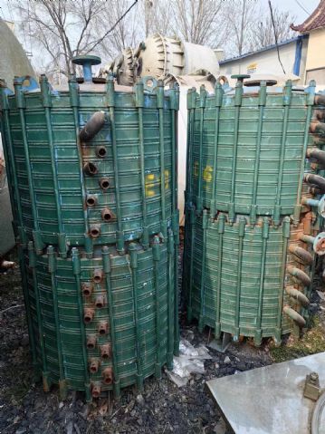 转让二手搪瓷冷凝器 10平方-18平方搪