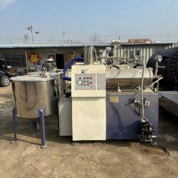 转让二手卧式砂磨机 两台容积50L上海法