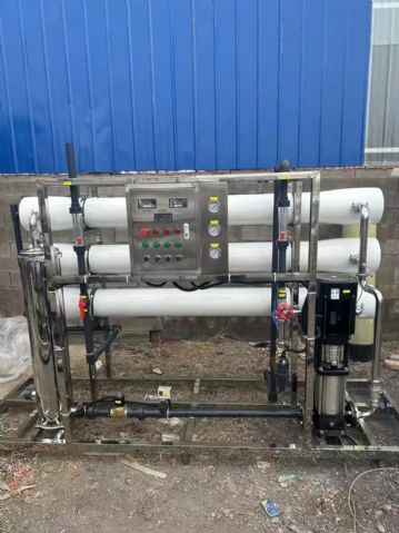 转让二手反渗透水处理 一套处理量6吨单机