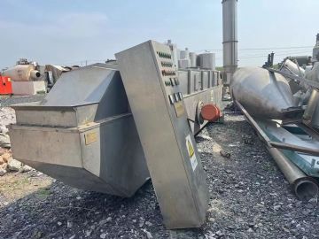 转让二手流化床干燥机 一套0.6米X7米