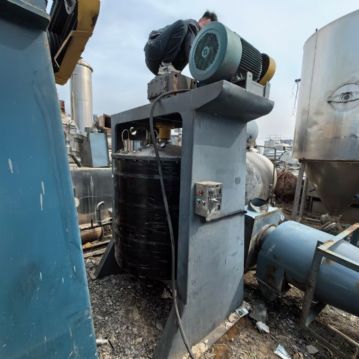 转让二手立式球磨机 两台1500L内衬聚