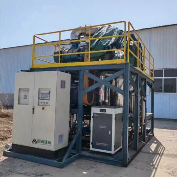 转让二手MVR蒸发器 一套处理量2吨撬装