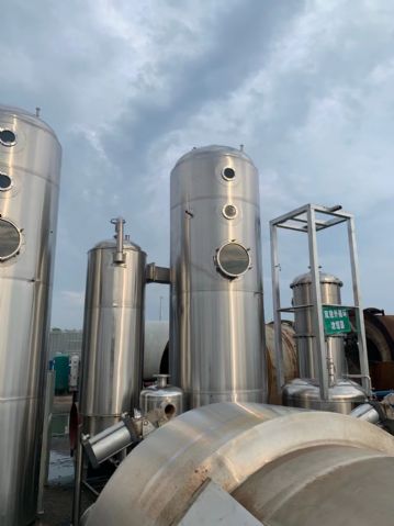 转让二手浓缩蒸发器 两套容积2000L外