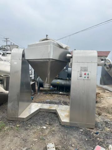 转让二手方锥混合机 一台容积500L全不
