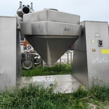 转让二手方锥混合机 一台容积2000L浙