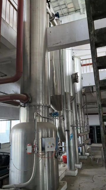 转让二手浓缩蒸发器 一套容积5000L双