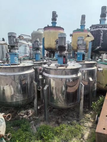 转让二手不锈钢搅拌罐 60台容积500L