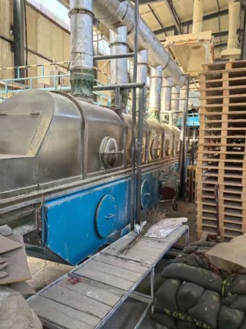 转让二手流化床干燥机 一套1.4米X9米