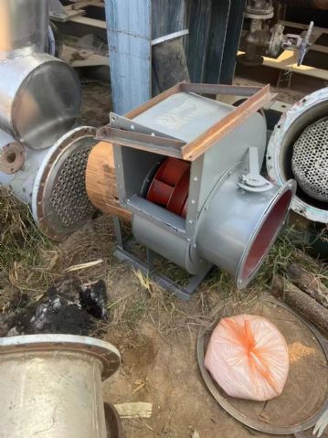 转让二手流化床干燥机 一套0.6米X6米