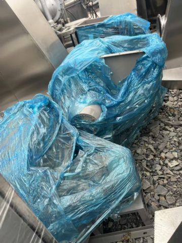 转让二手流化床干燥机 两套0.6米X6米