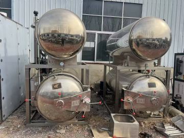 转让二手双层杀菌锅 两套容积2.02立方