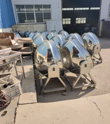 转让二手蒸汽夹层锅 20台容积600L蒸