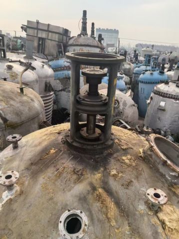 转让二手不锈钢反应釜 10台容积10立方