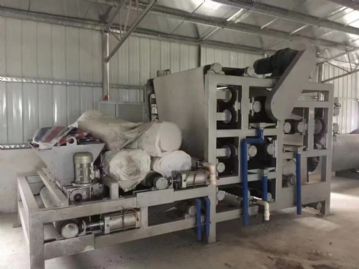 转让二手蝶式污泥脱水机