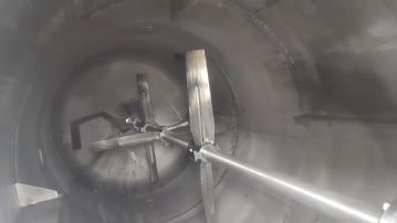 50立方不锈钢外盘管加热型搅拌罐