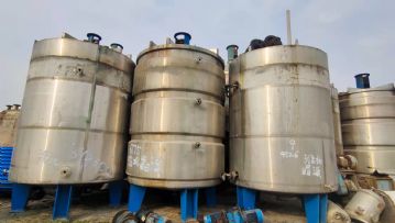 转让20立方不锈钢搅拌罐，蒸汽加热(带夹