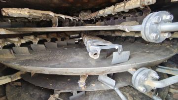 转让9成新40平方不锈钢盘式干燥机3台