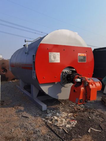 4吨燃气蒸汽锅炉，成色好，价格低同行可接