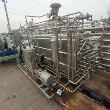 低价出售二手管式瞬时杀菌机一套