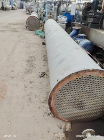 便宜出售  235平方钛材列管冷凝器