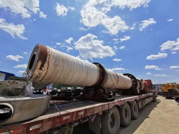 1米直径10米长的内衬不锈钢的滚筒干燥机