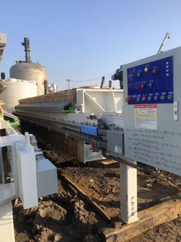 出售   景津250平方压滤机，19年1