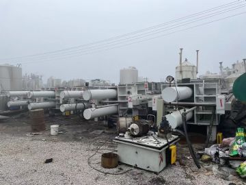 出售景津压滤机5台，其中300隔膜压滤机