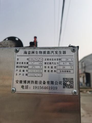 出售  21年，0.7吨生物质锅炉，到货