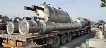 低价处理     双效5吨降膜蒸发器 全