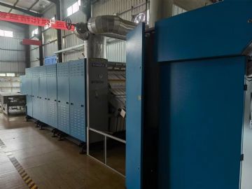 出售二手洗涤设备烘干机水洗机折叠机烫平机