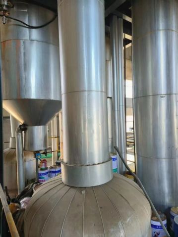 二手三效5吨强制循环蒸发器 加热蒸发速度