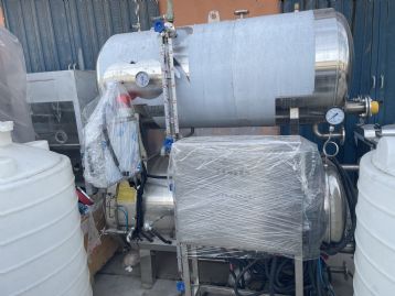 出售二手0.66立方双层杀菌锅 全自动电