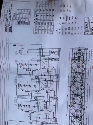 2.5吨三效浓缩蒸发器 2205材质