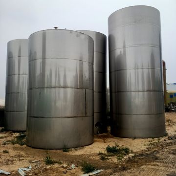 出售二手不锈钢储罐，二手50立方不锈钢储