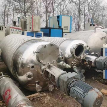 出售二手发酵罐，二手10立方不锈钢外盘管