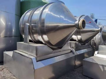 出售二维混合机，二手2000升不锈钢二维