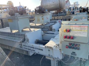 二手30平方景津压滤机三台现货，防爆电柜