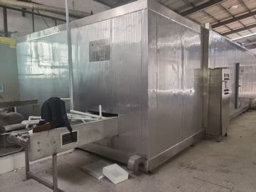 出售二手一吨双螺旋速冻机，食品速冻机