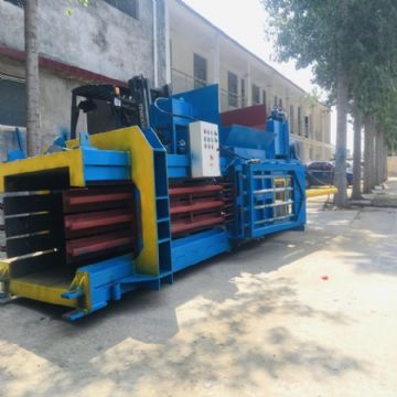 高效化单杠海绵泡沫下角料打包机 液压立式