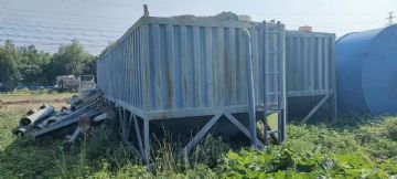 转让一台80吨二手卧式水泥罐，一台100